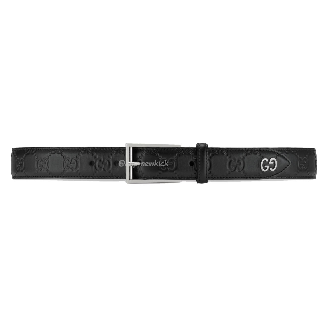 Gucci Signature Belt With Gg Detail Black 474311 Cwc1n 1000 (1) - www.newkick.vip